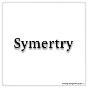 180 degree rotational ambigram example